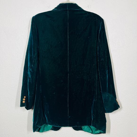 Vintage Handmade Western Jacket Lightweight Unlined Black Copper - L - Picture 4 of 4